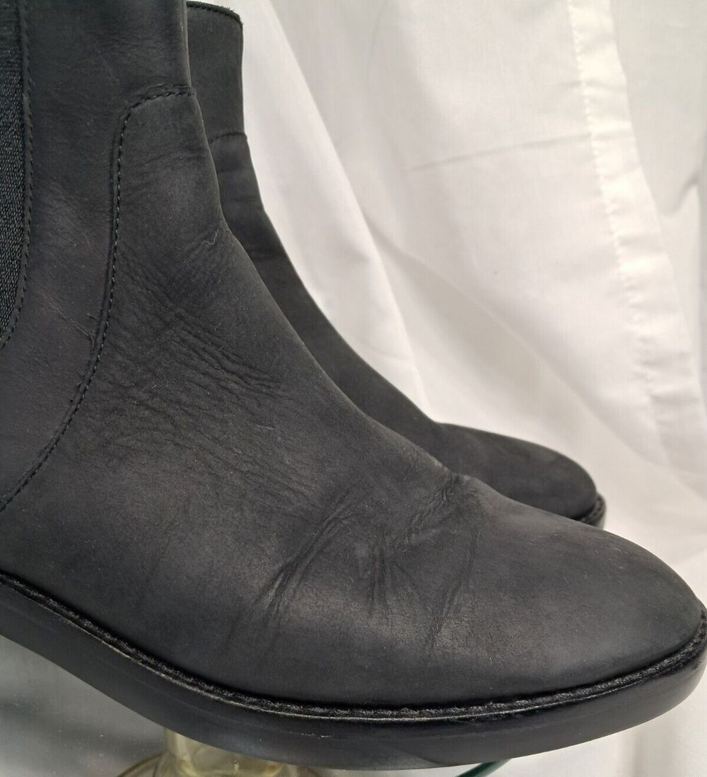 Cole Haan Women's Reid Waterproof Suede Black Ankle Boot 7.5 - Picture 8 of 14